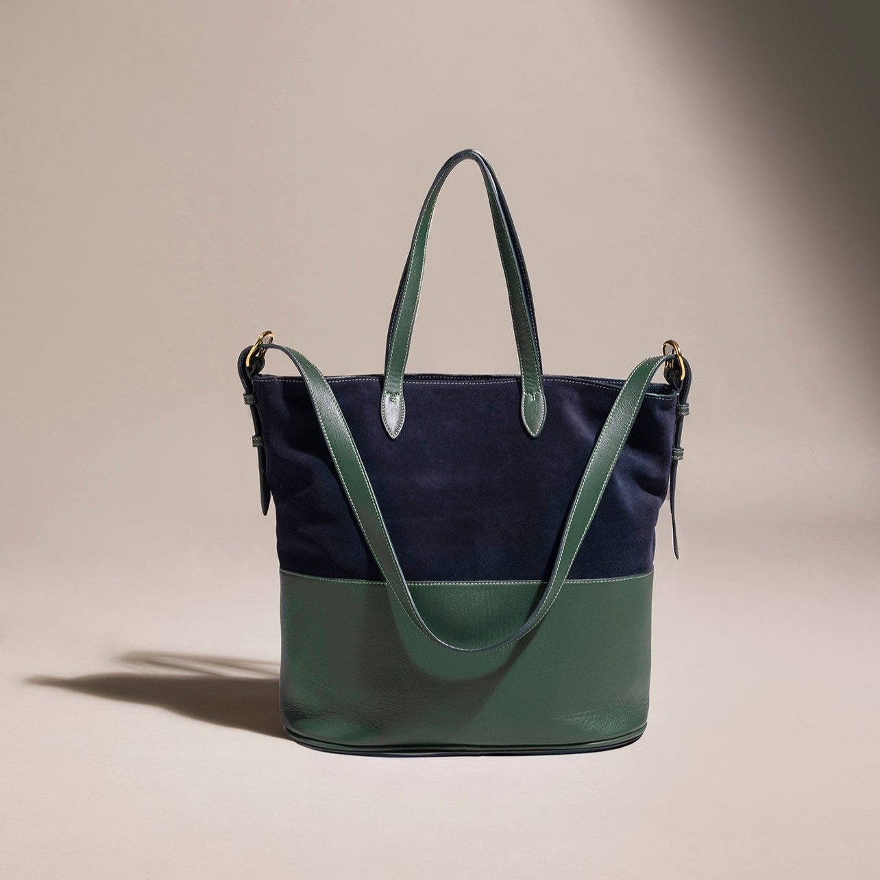 Olympe bag - navy & green