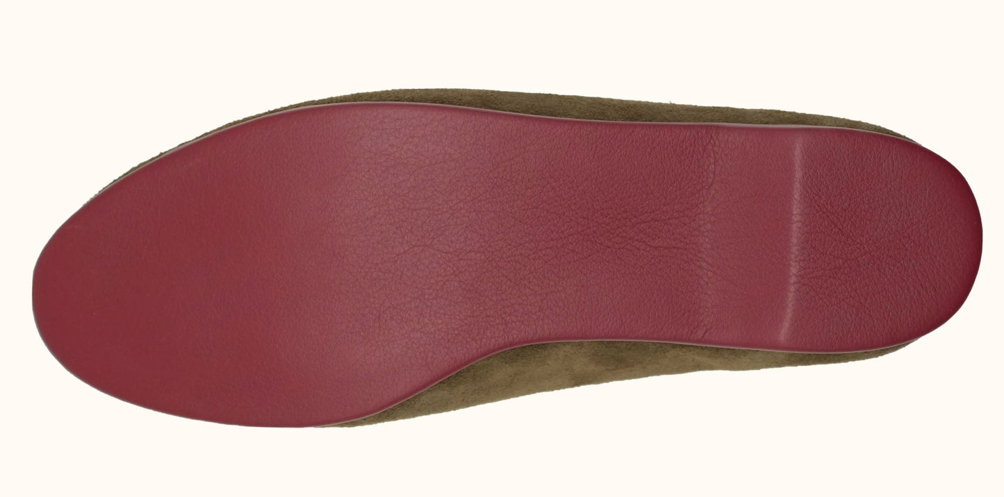 Carmen khaki burgundy
