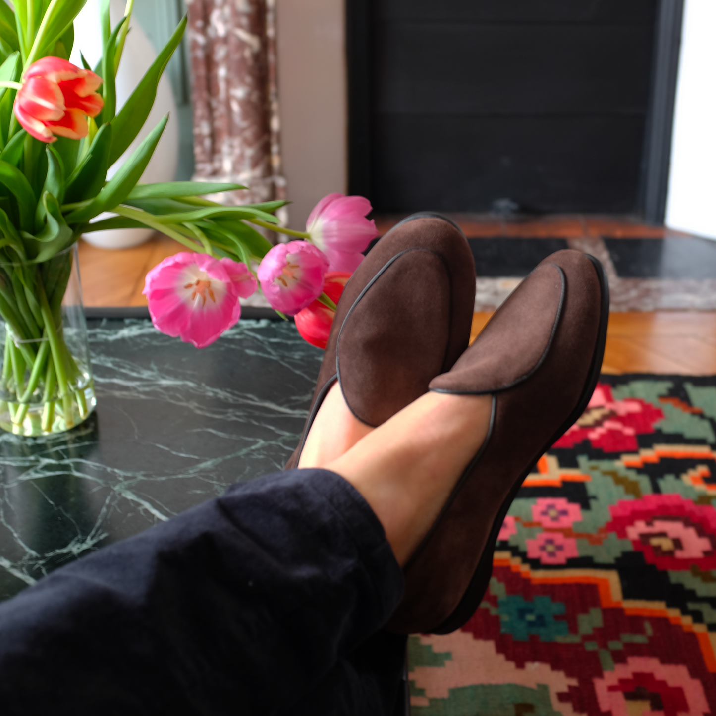 Casanova brown suede