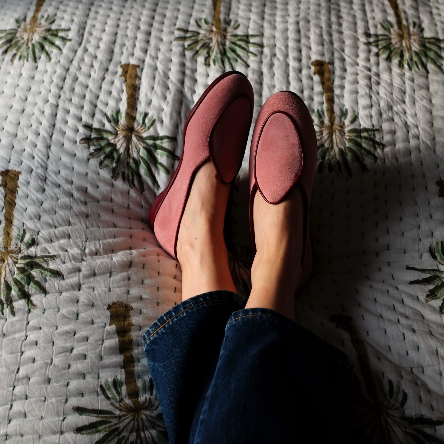 Carmen pink & burgundy