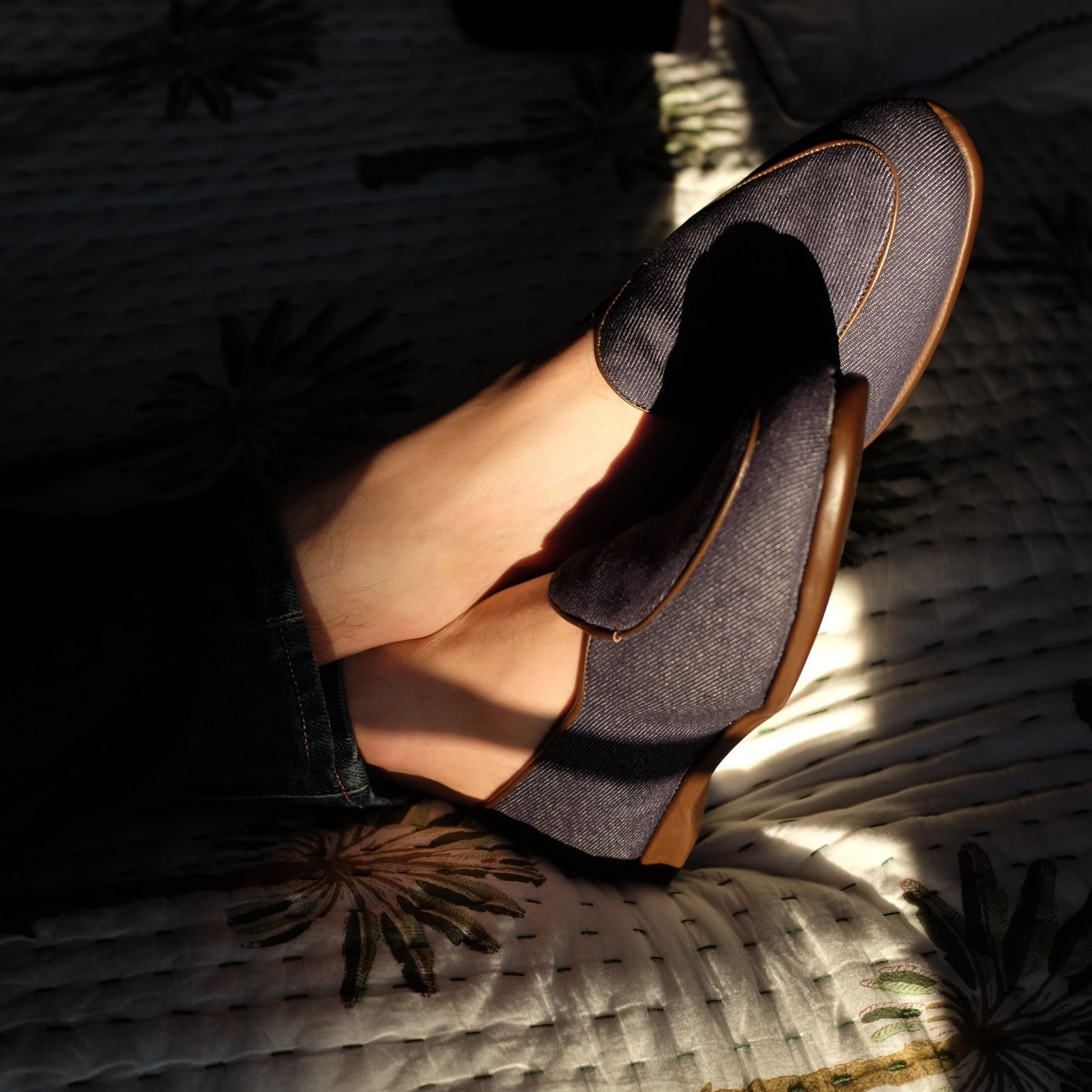 Casanova denim & brown
