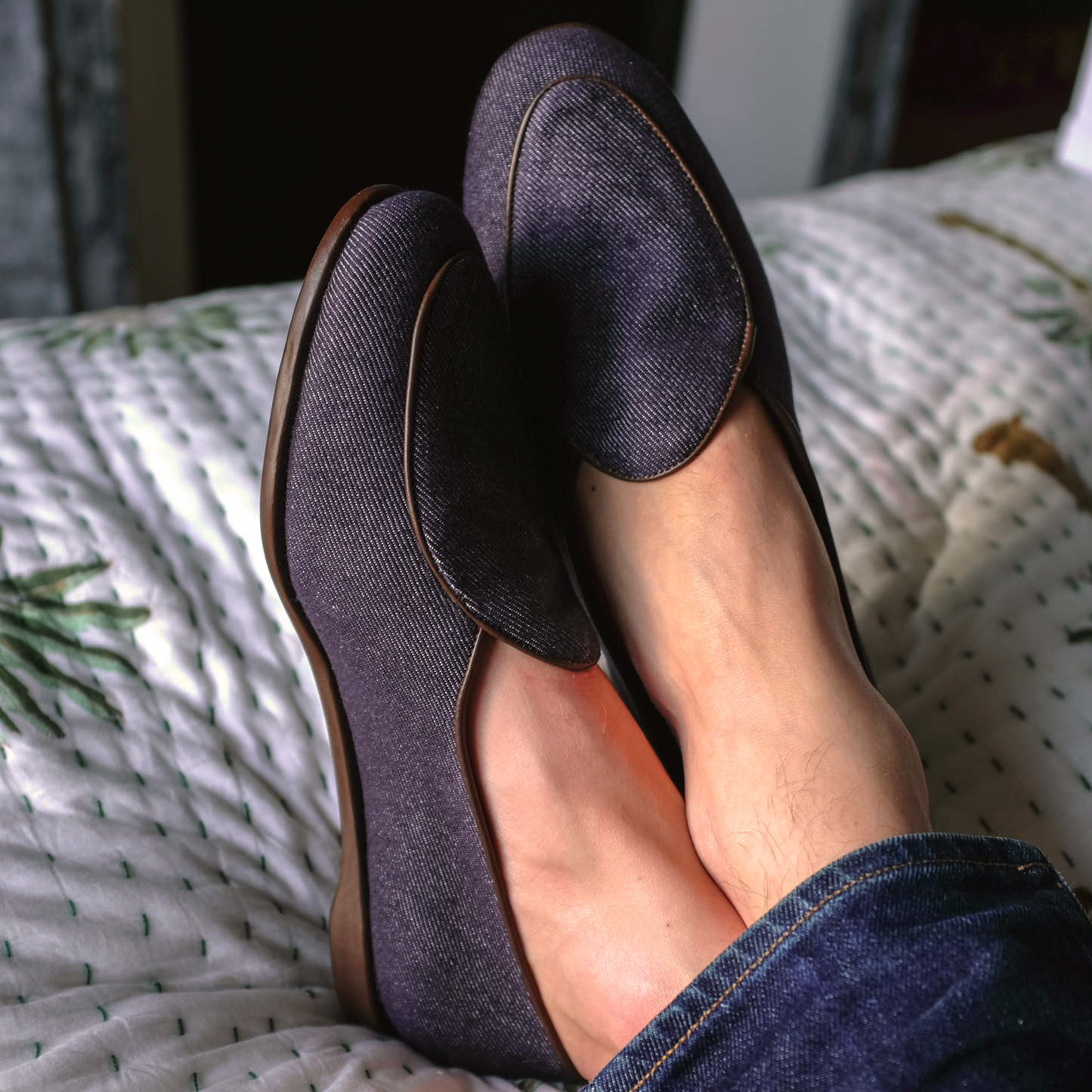 Casanova denim & brown