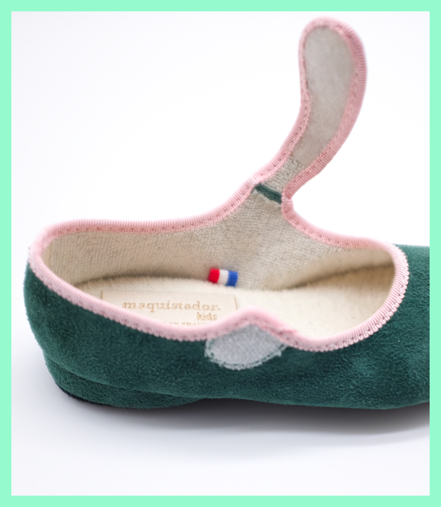 Romy green & pink