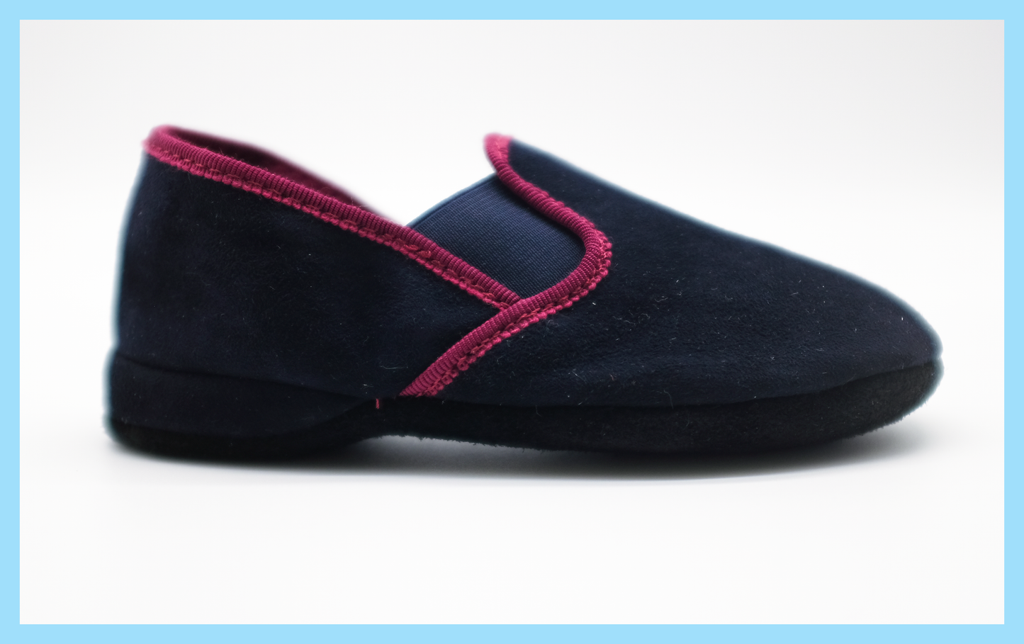 Balthazar navy & burgundy