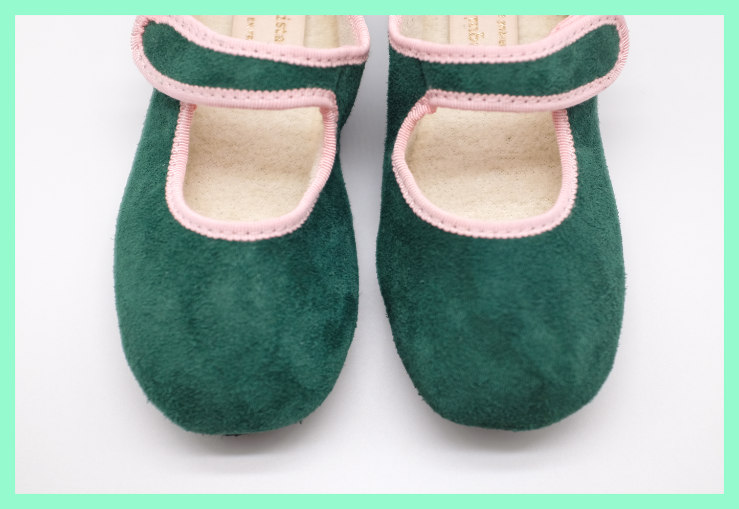 Romy green & pink