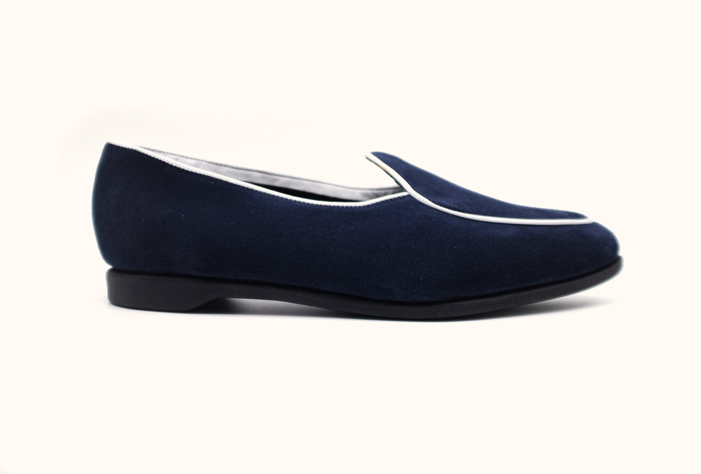 Casanova midnight blue & white