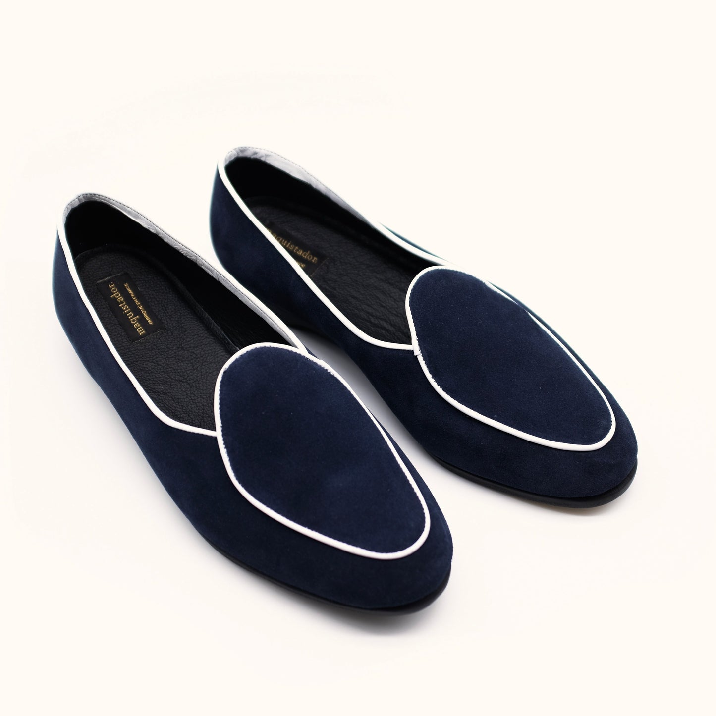 Casanova midnight blue & white