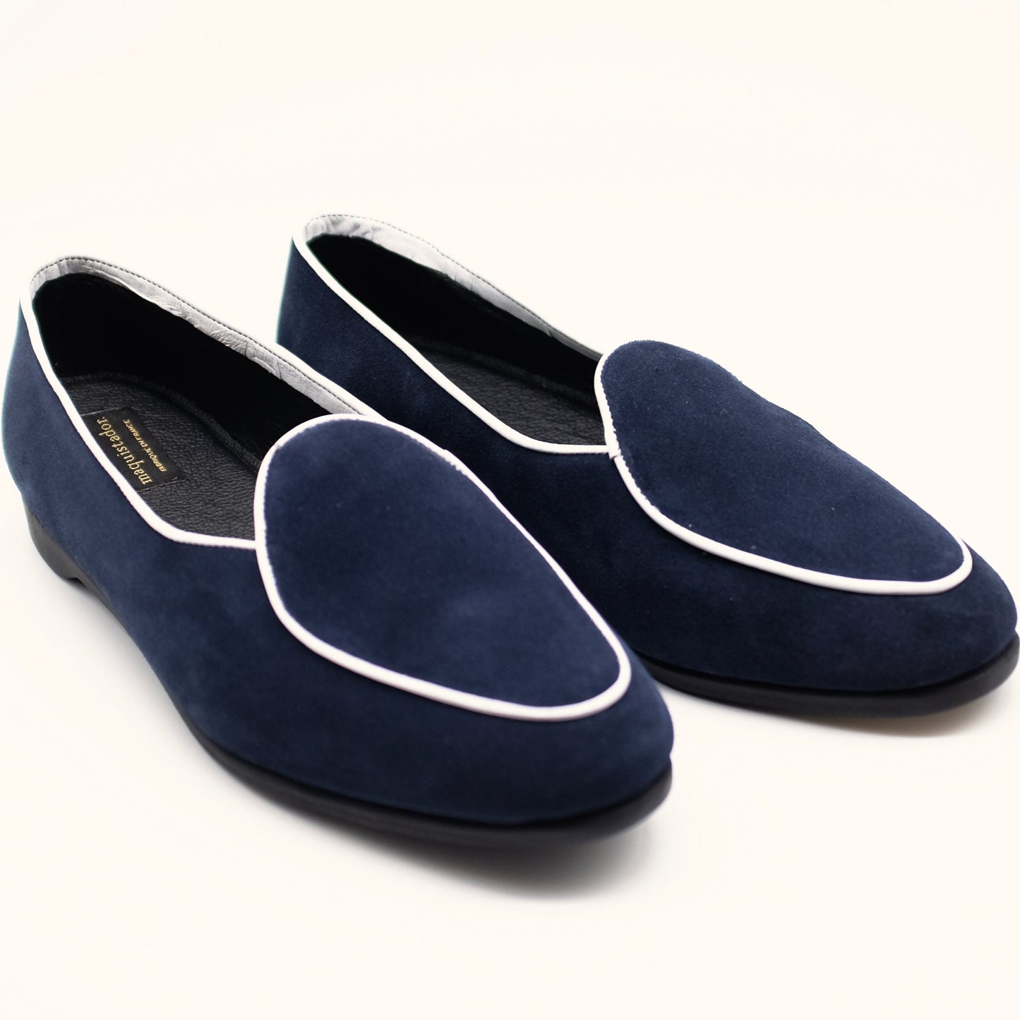 Casanova midnight blue & white