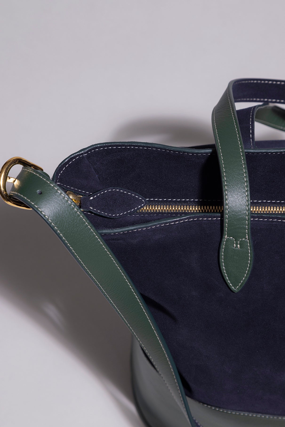 sac Olympe - marine & vert